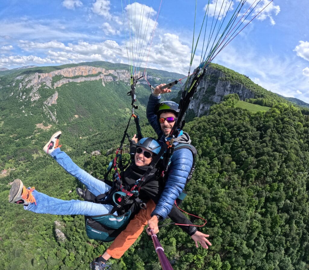 Baptême parapente Zéphyr Vercors